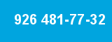 926 481-77-32